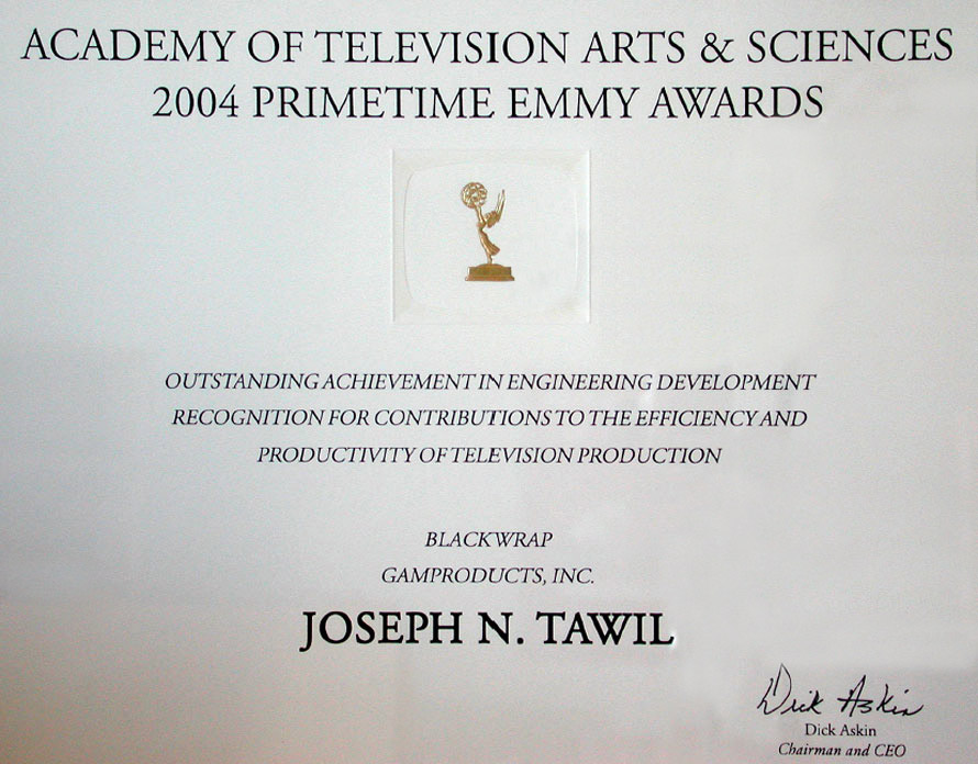 2004 Emmy Achievement Joe Tawil 